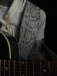 Snakeskin guitar strap