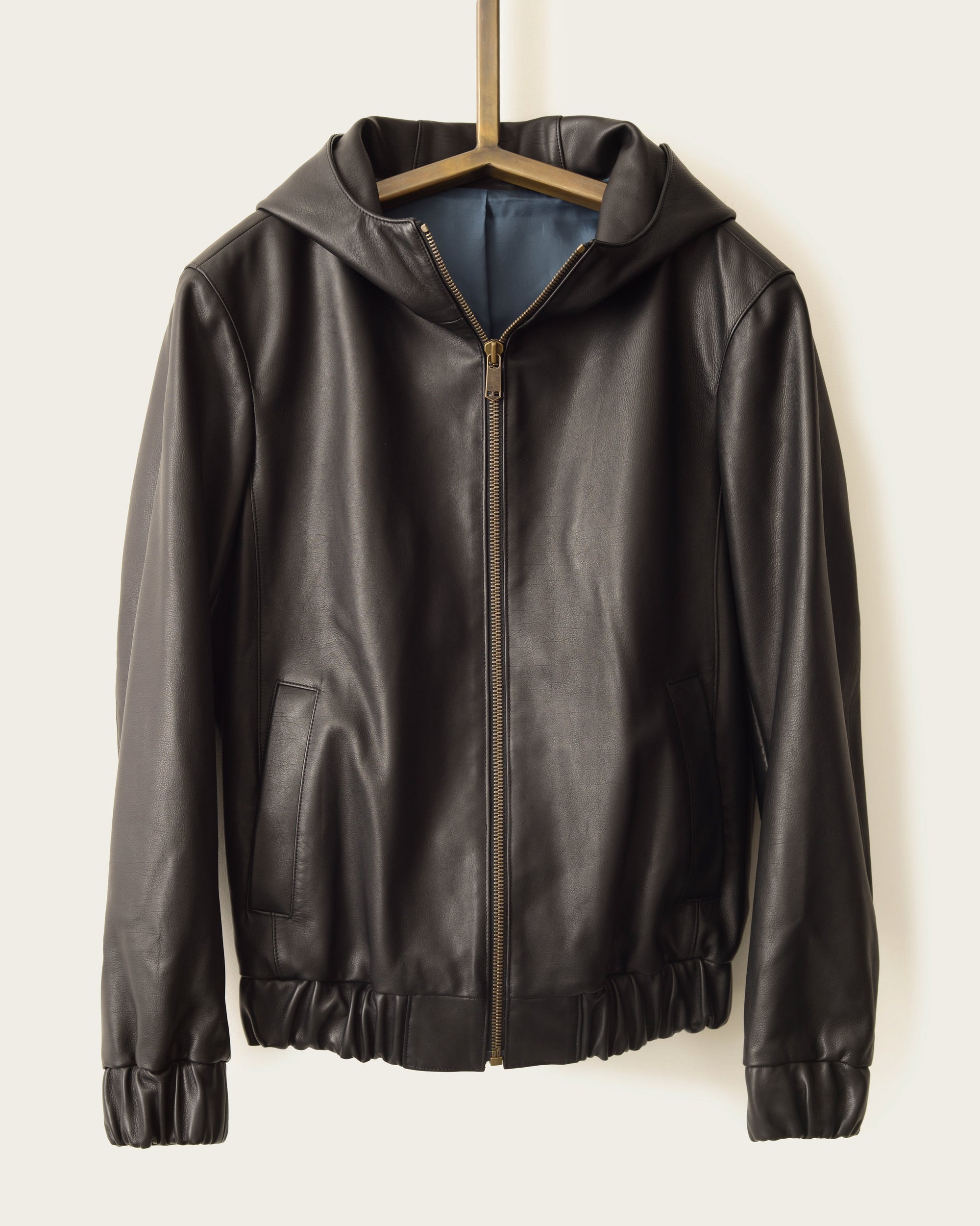 The Hoodie: Black Elton Calf size 42