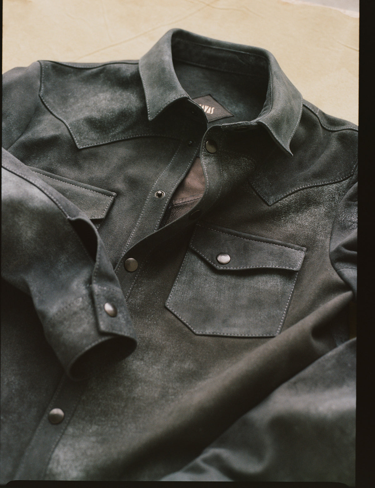 Close-up image of a Savas jacket.