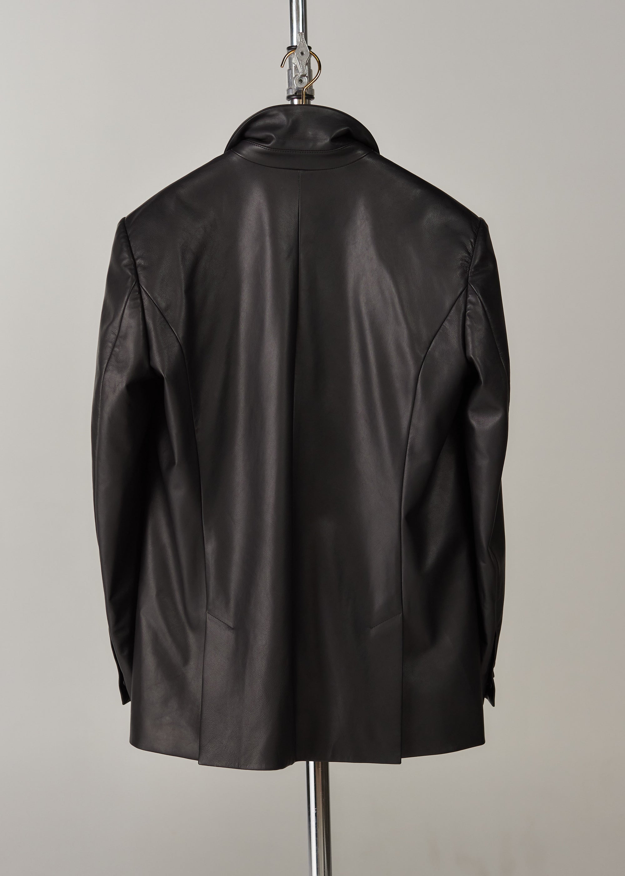 Dinner Jacket - Black Calf Leather Size 42 Long