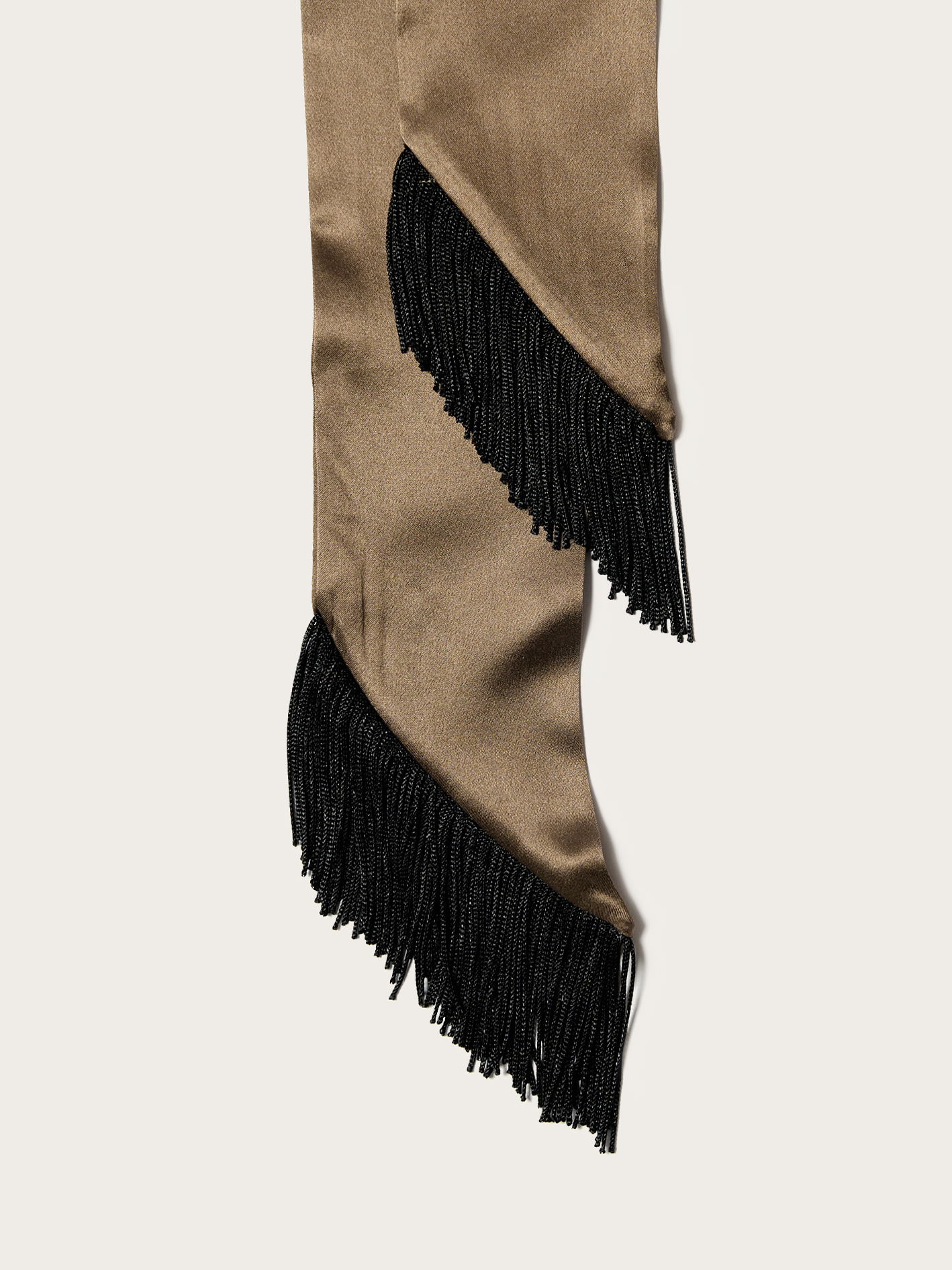 Solid Silk Scarf - Champagne