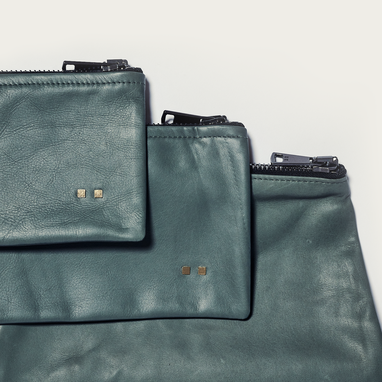 The Blue Fir Trio Pouch Set