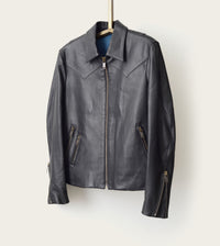 custom leather jacket in black for men and women from atelier savas in nashville tennessee