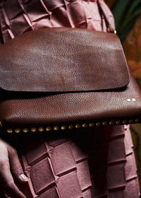 USA made genuine leather crossbody bag for men and women with strap by atelier savas in nashville tennessee