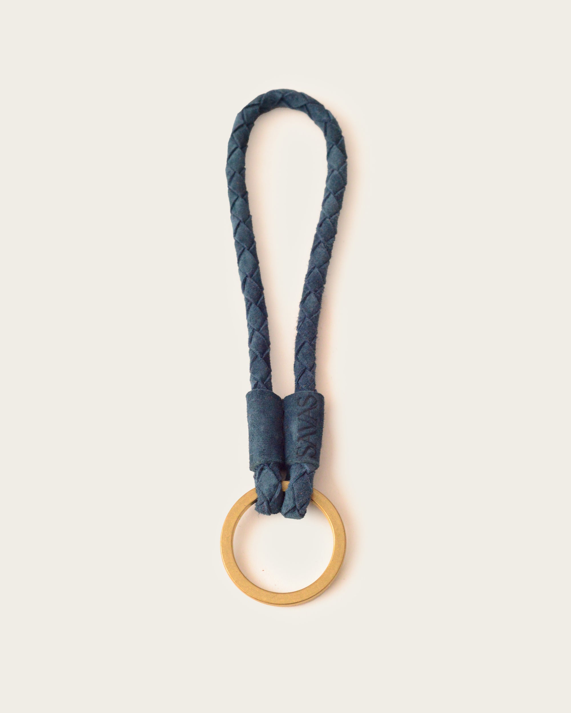 handmade suede keychain for men and women by atelier savas in nashville tennessee