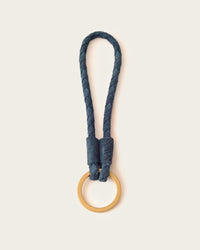handmade suede keychain for men and women by atelier savas in nashville tennessee