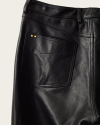 mens luxury leather pant in black italian leatehr artisan made in nashville tennessee by atelier savas