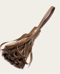 handmade leather door tassel for luxury home goods collection by atelier savas in nashville tennessee