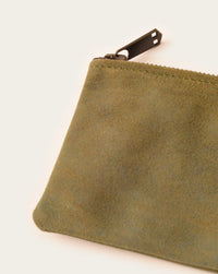 luxury suede bag in brown for men and women by artisan made atelier savas in nashville tennessee