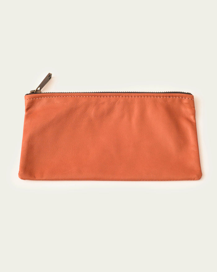 genuine lamb leather clutch from luxury apparel brand atelier savas in nashville tennessee