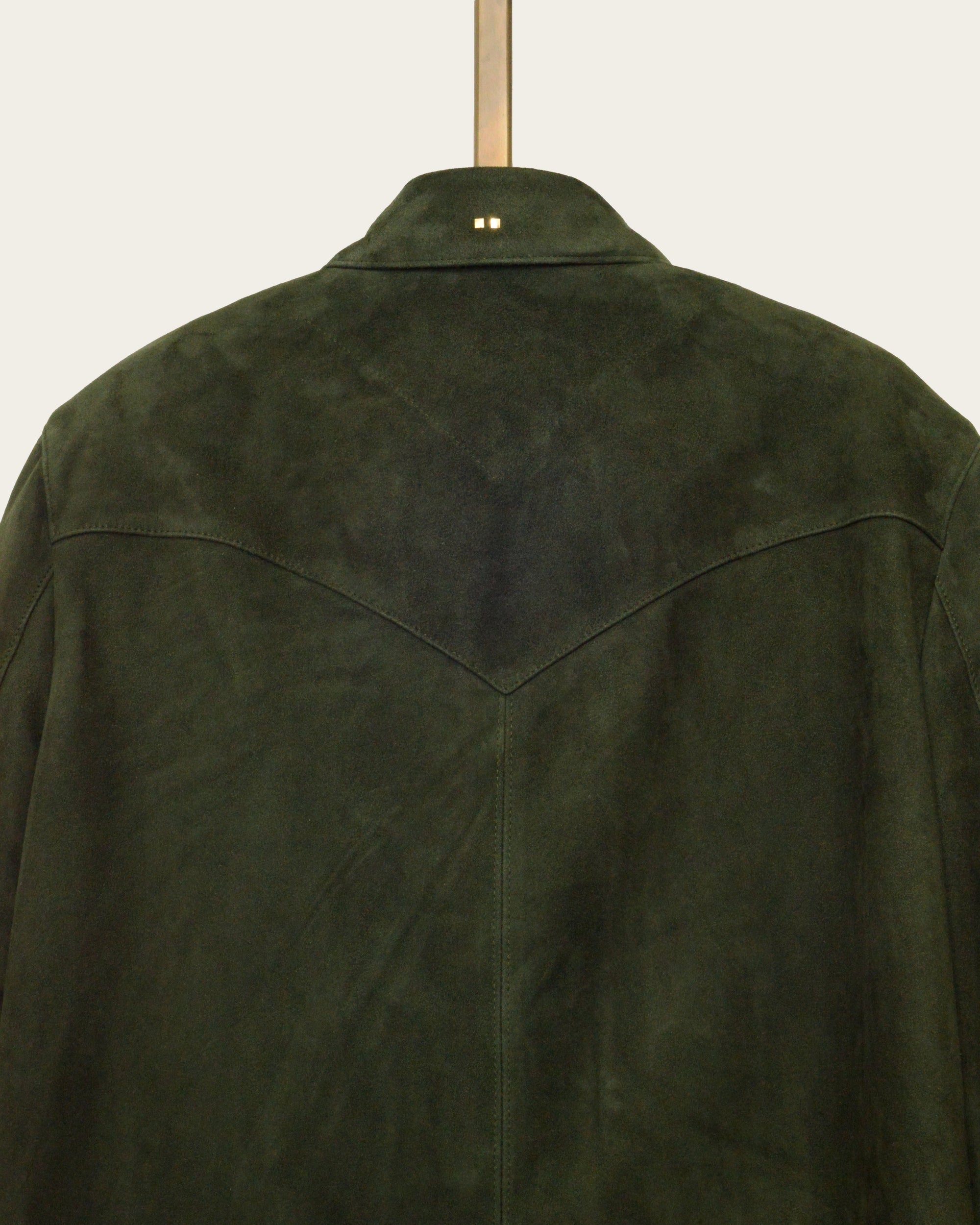 custom western inspired workshirt by luxury menswear designer savas in nashville tennessee