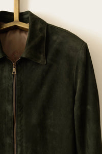 custom suede sportcoat with silk lining by luxury menswear designer savas in nashville tennessee