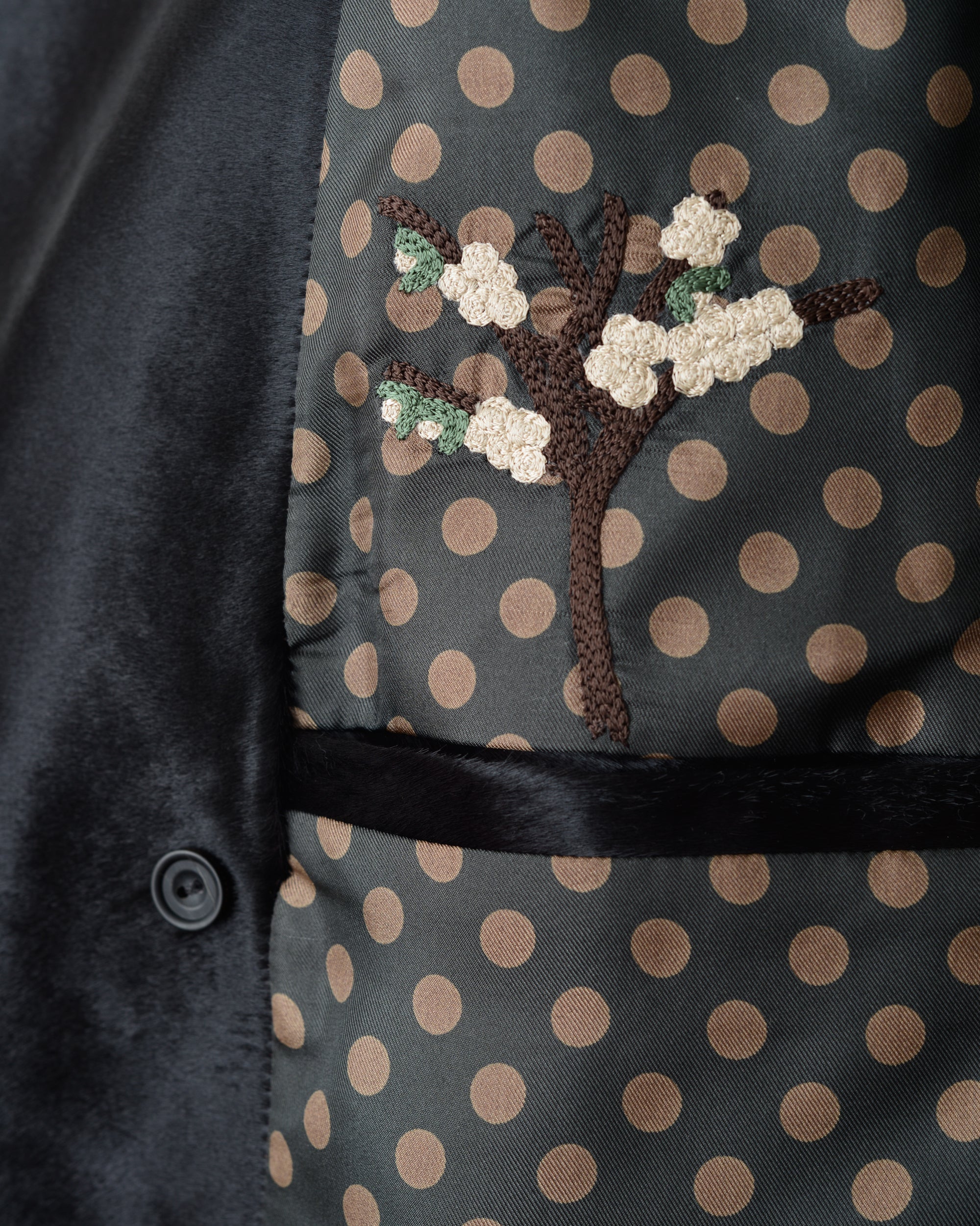 The Condor Peacoat: Cedar Brown HairCalf