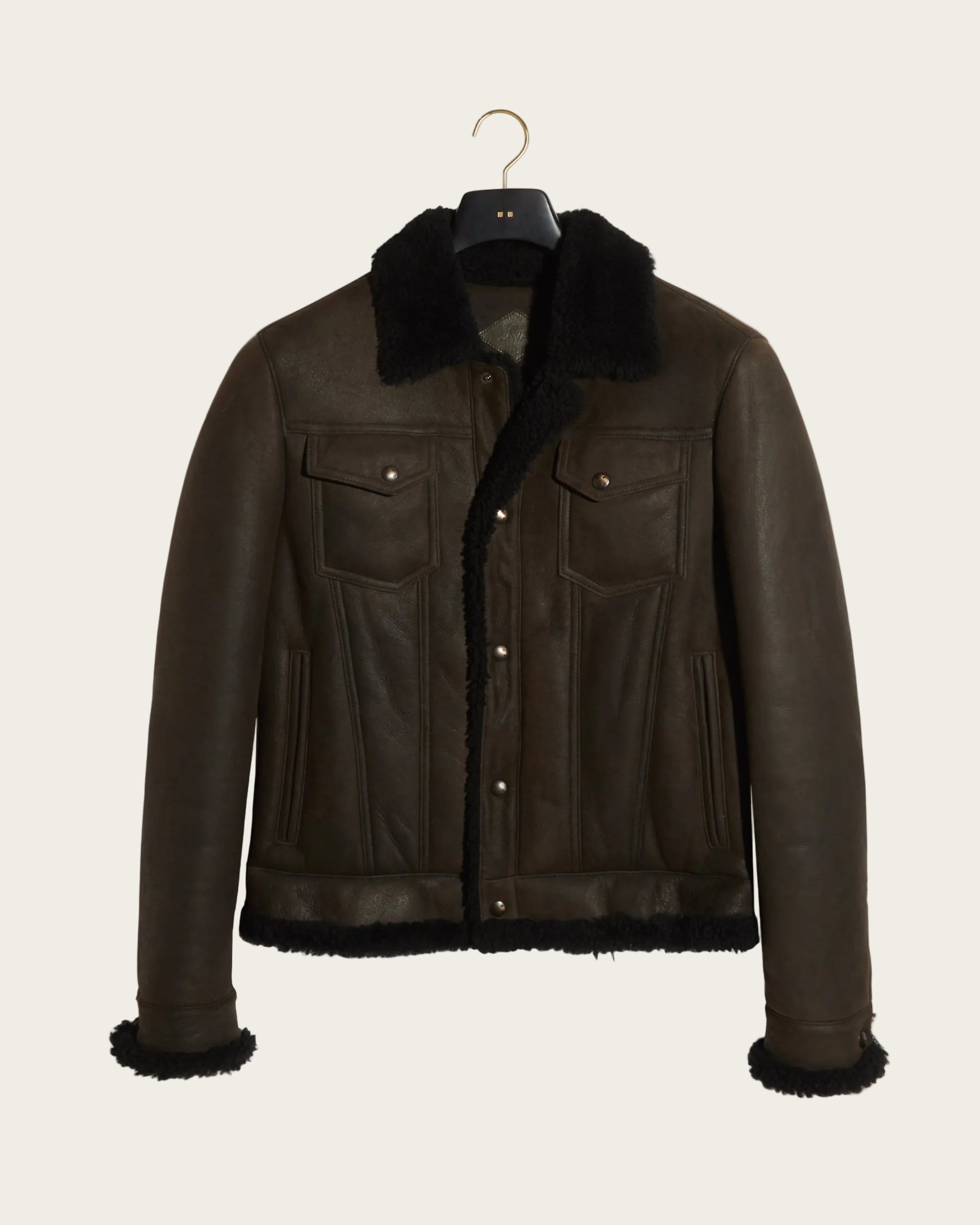 The Denham Jacket: Merino Shearling