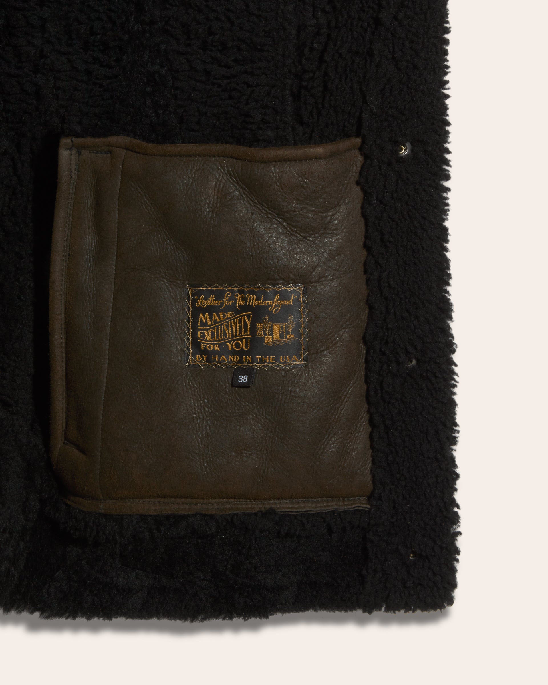 The Denham Jacket: Merino Shearling