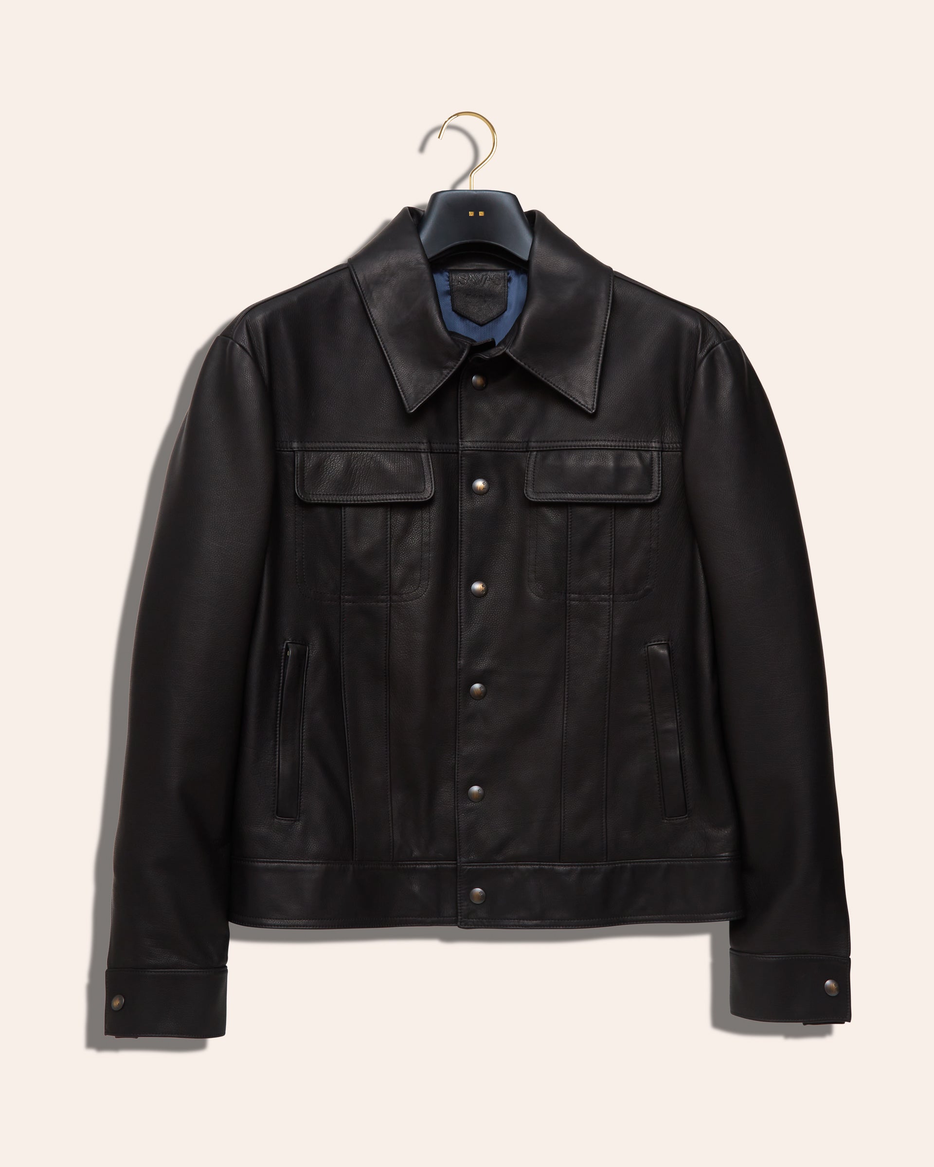 The '68 Jacket: Black Seta Calf