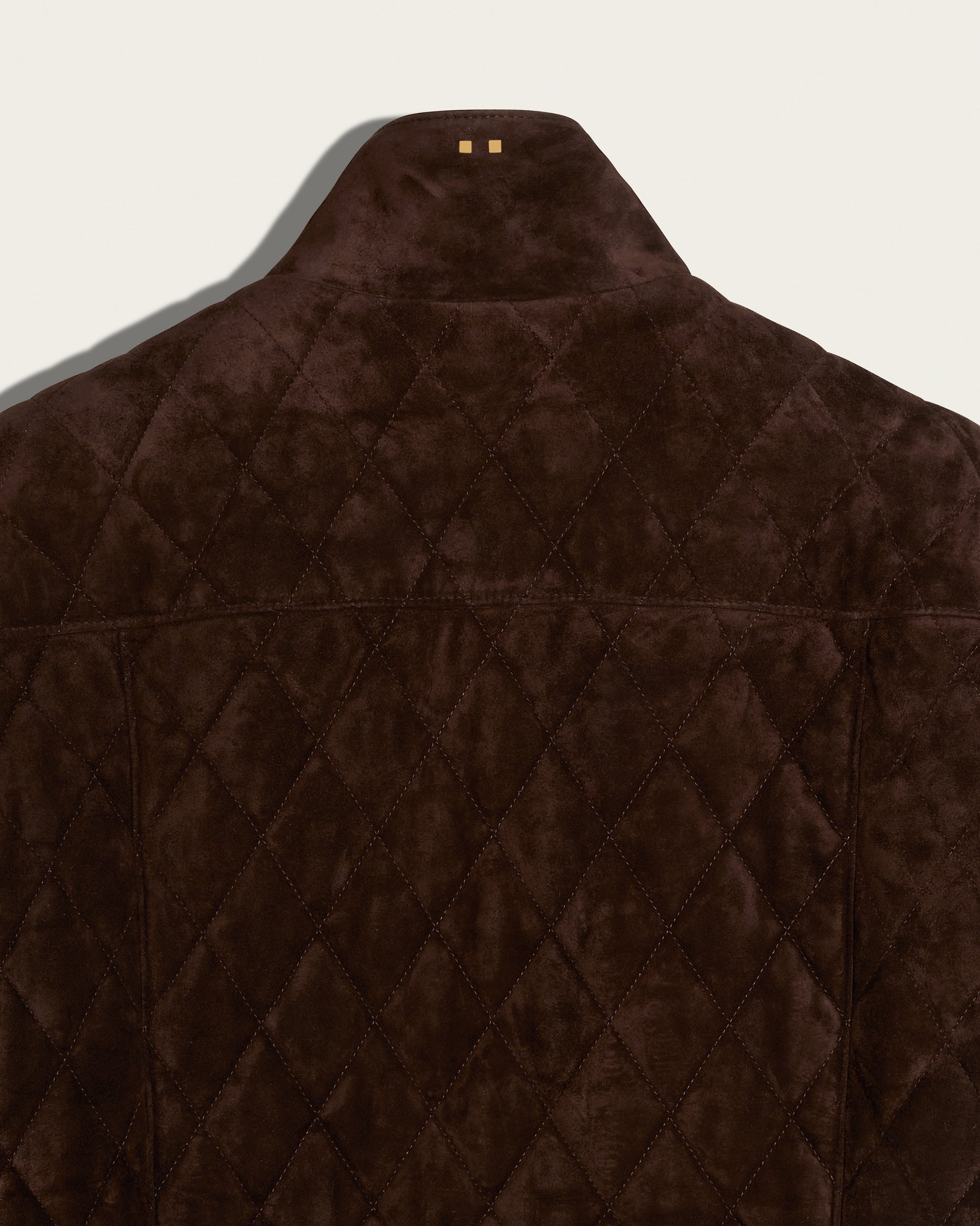 The Poet Jacket: Chestnut Wedgewood Calf Suede