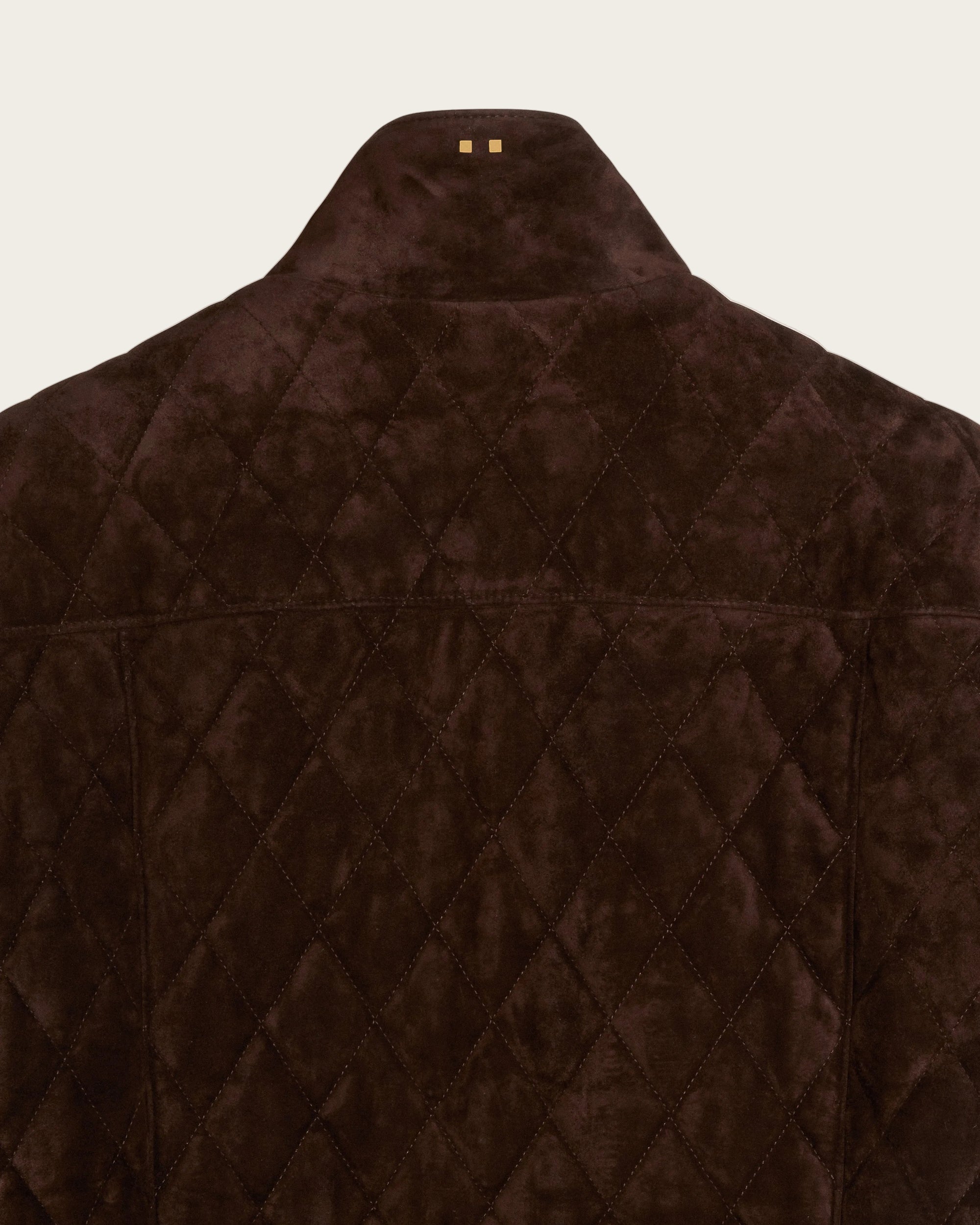 The Poet Jacket: Chestnut Wedgewood Calf Suede
