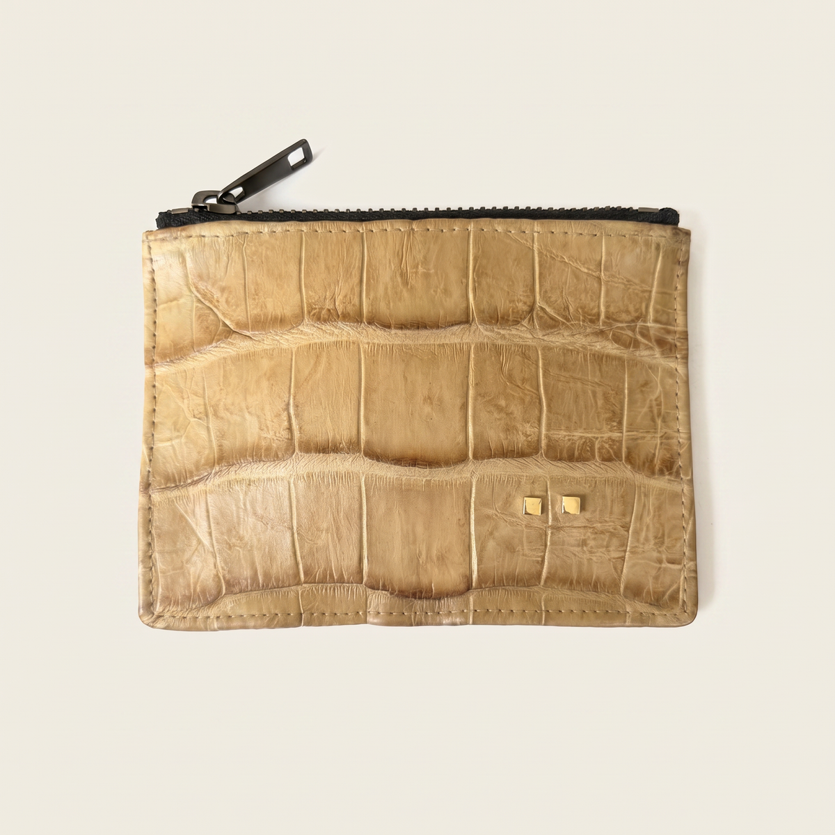 The Exotic Zip Pouch: Sand | Savas