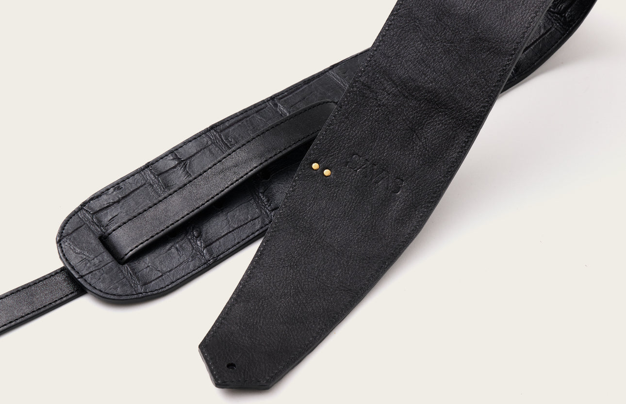 Pre-Order The Guitar Strap: Black Alligator