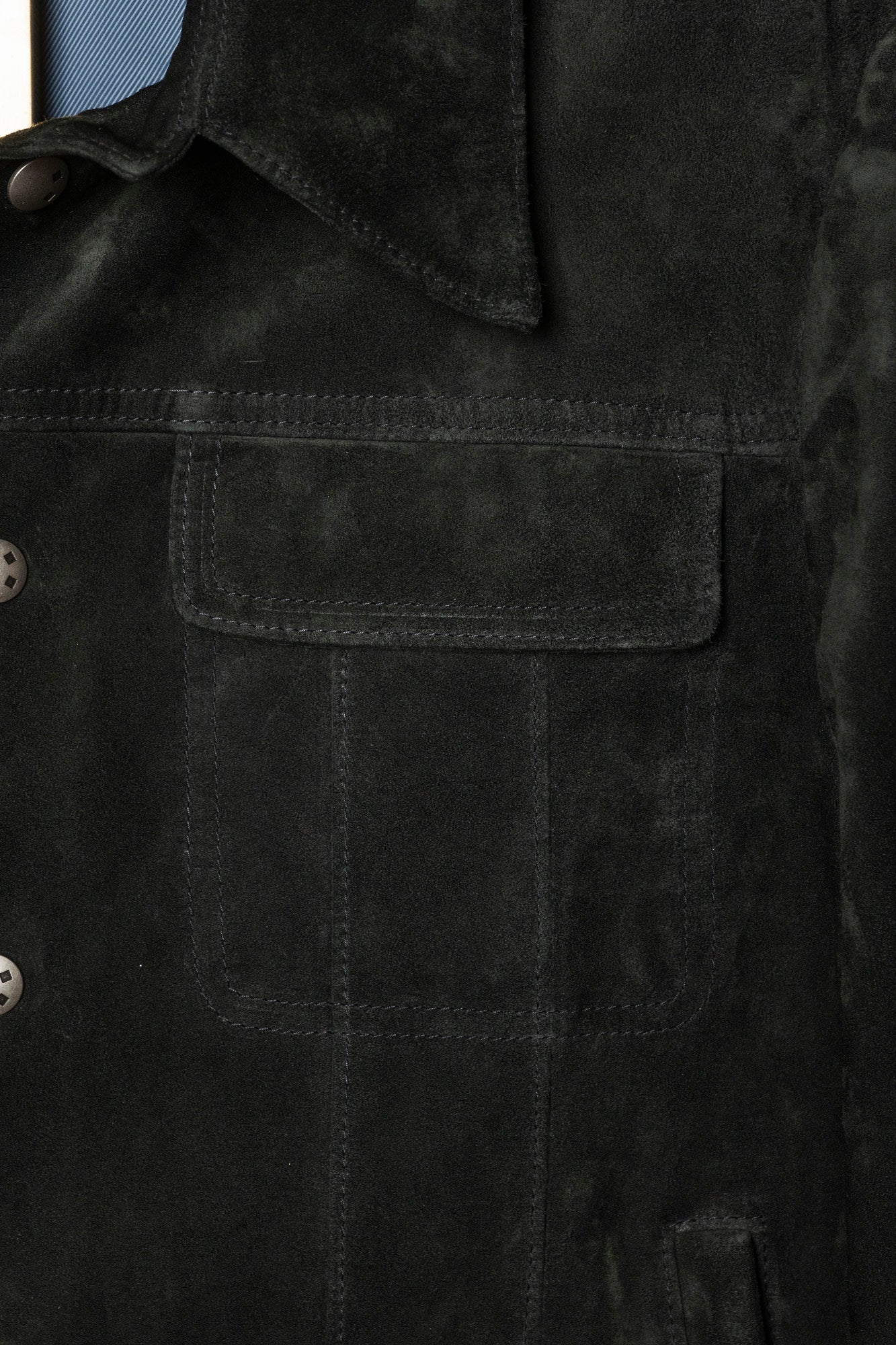 The 68': Gasoline Wedgewood Suede