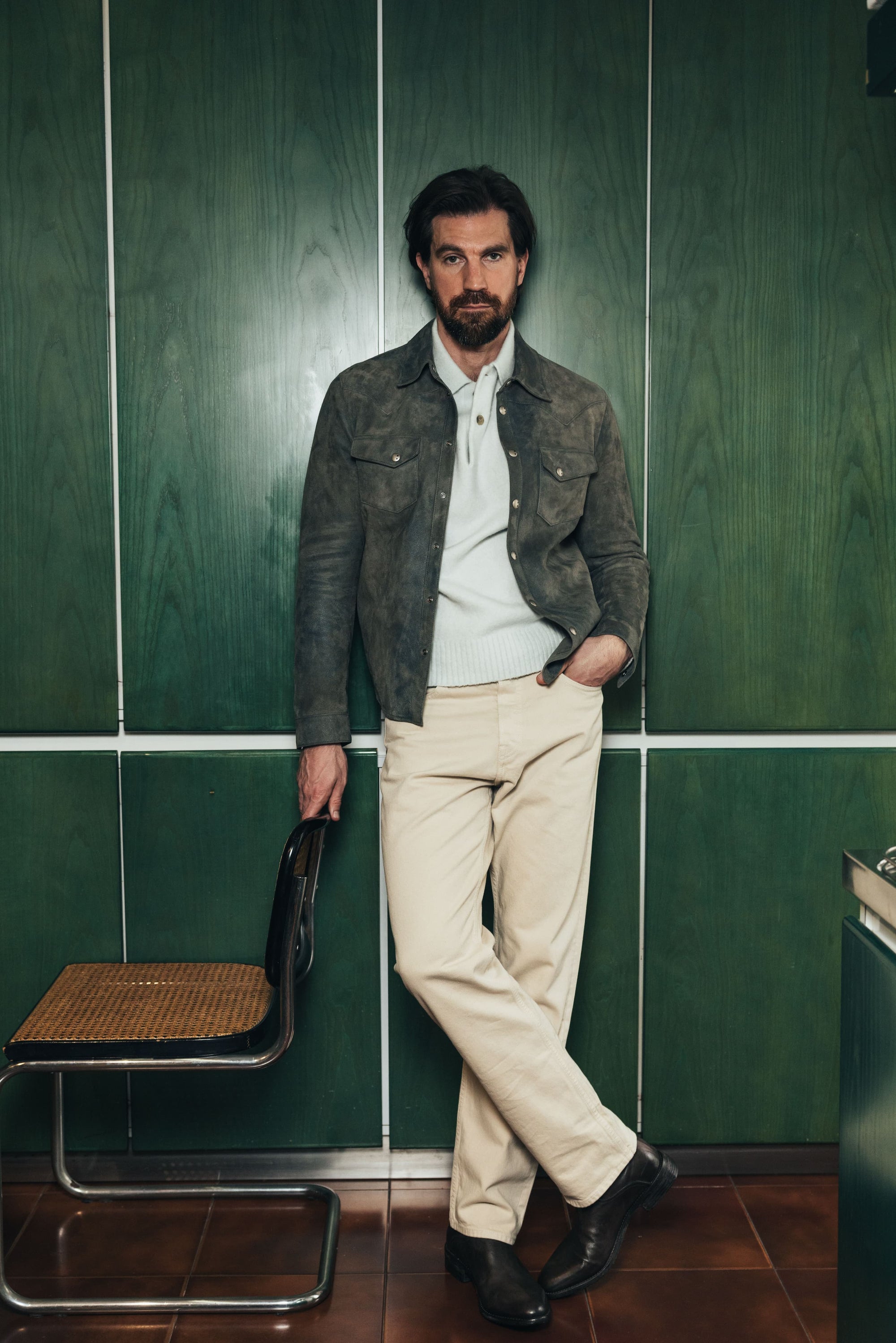 The Lowry Shirt: Thunder Antico Lamb