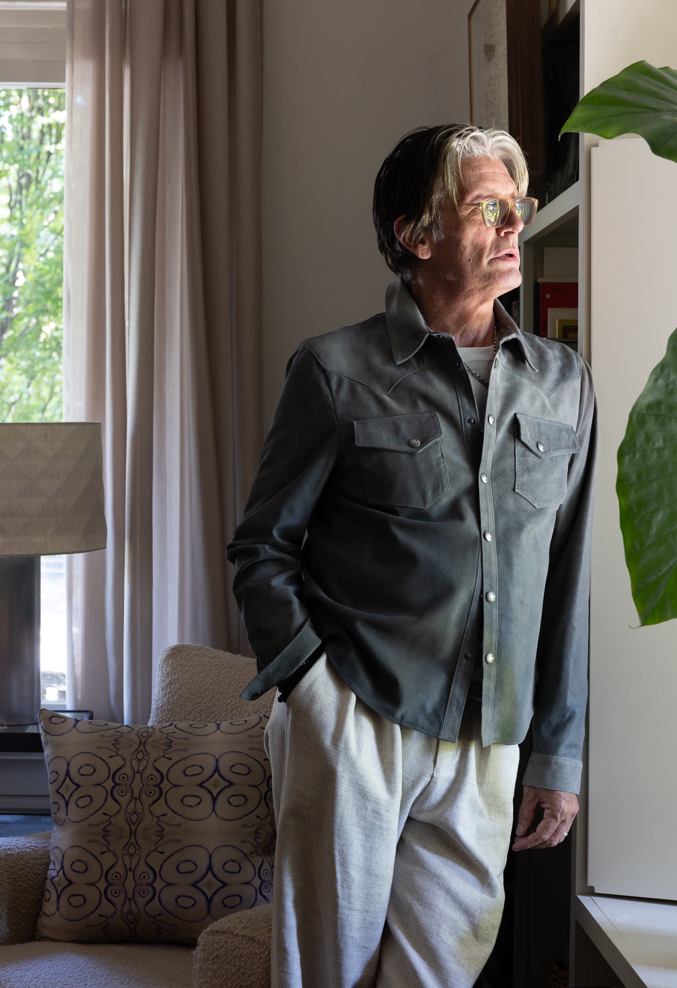 The Lowry Shirt: Thunder Antico Lamb