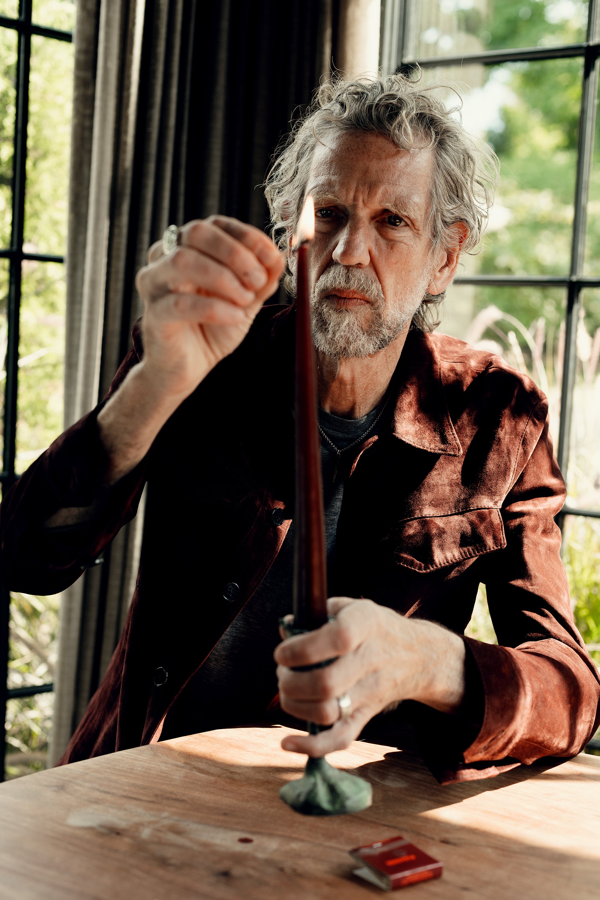 Image of the luxury Roving Jacket showcasing premium Italian suede texture and refined tailoring,