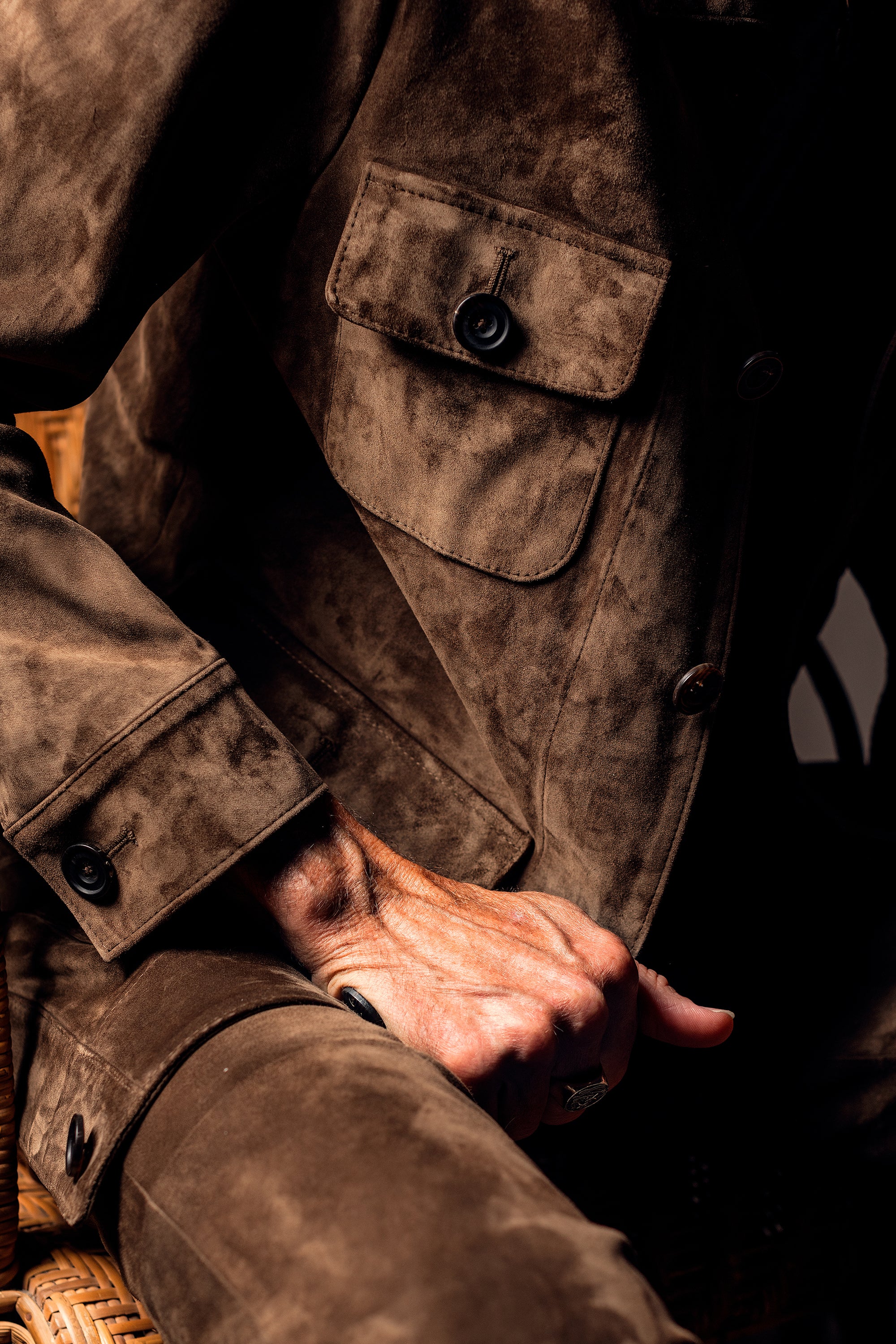 The Irving: Mondrian Grey Wedgewood Suede