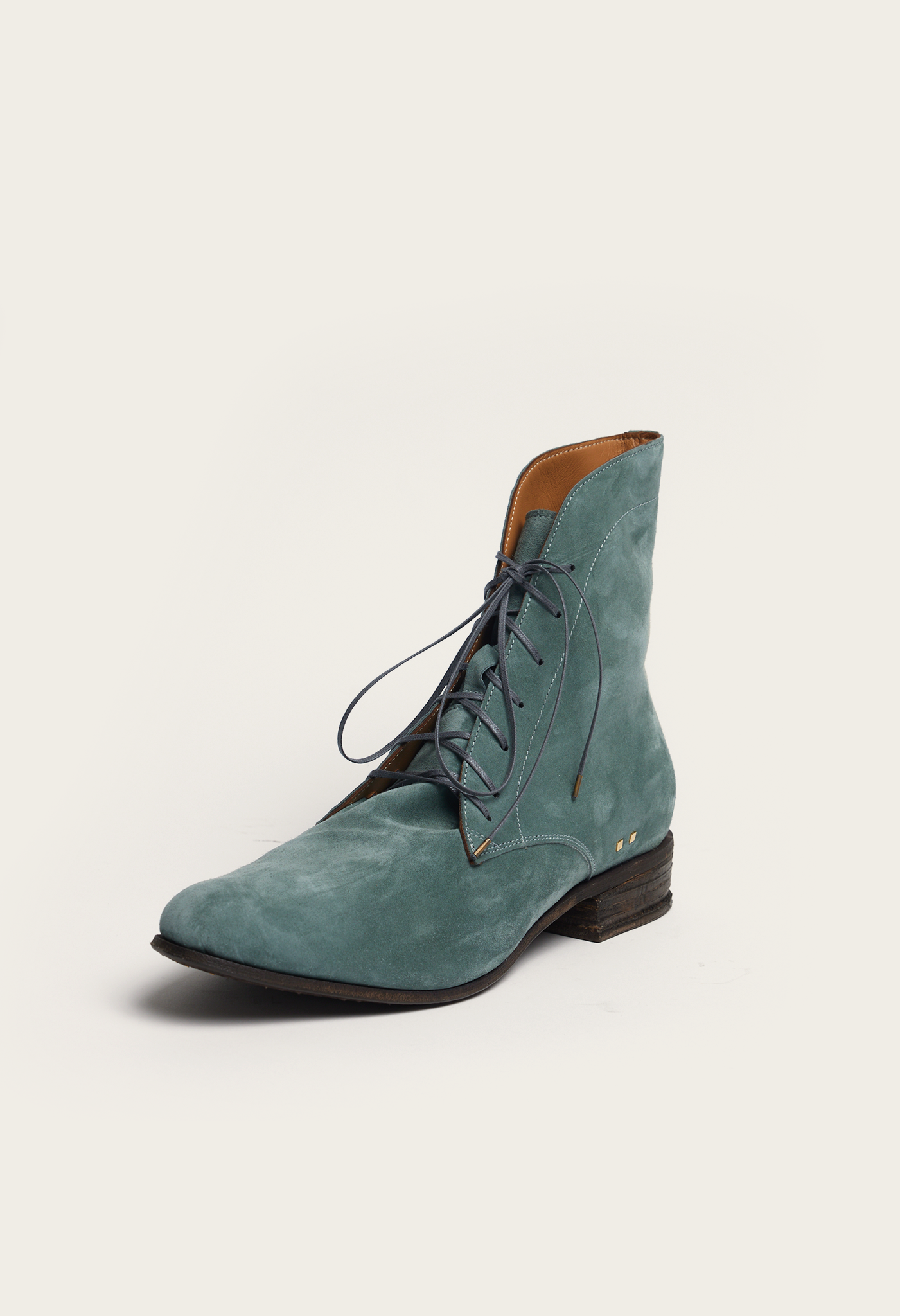 The Mansfield: Blue Fir Suede