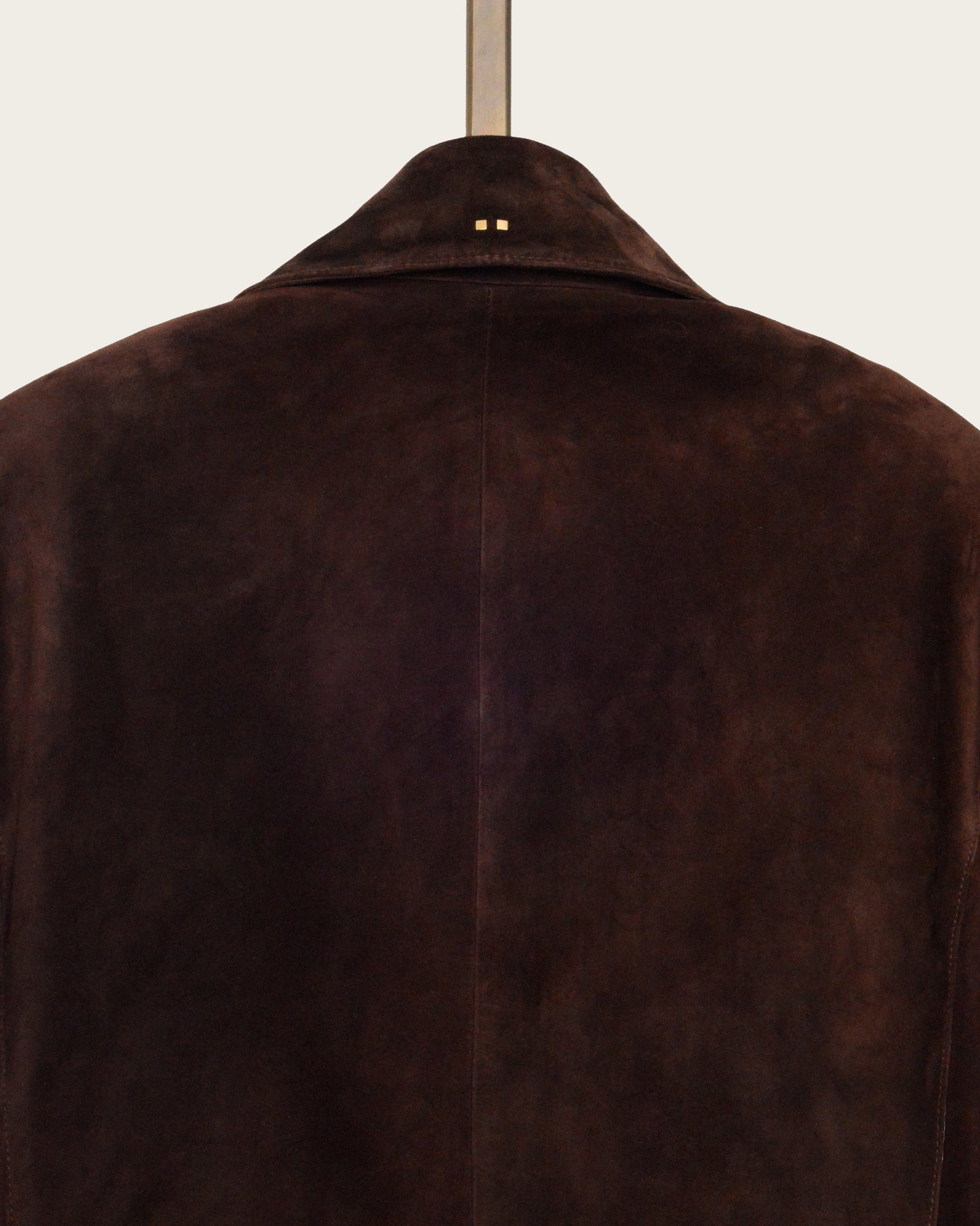 The Condor Peacoat: Hickory Suede