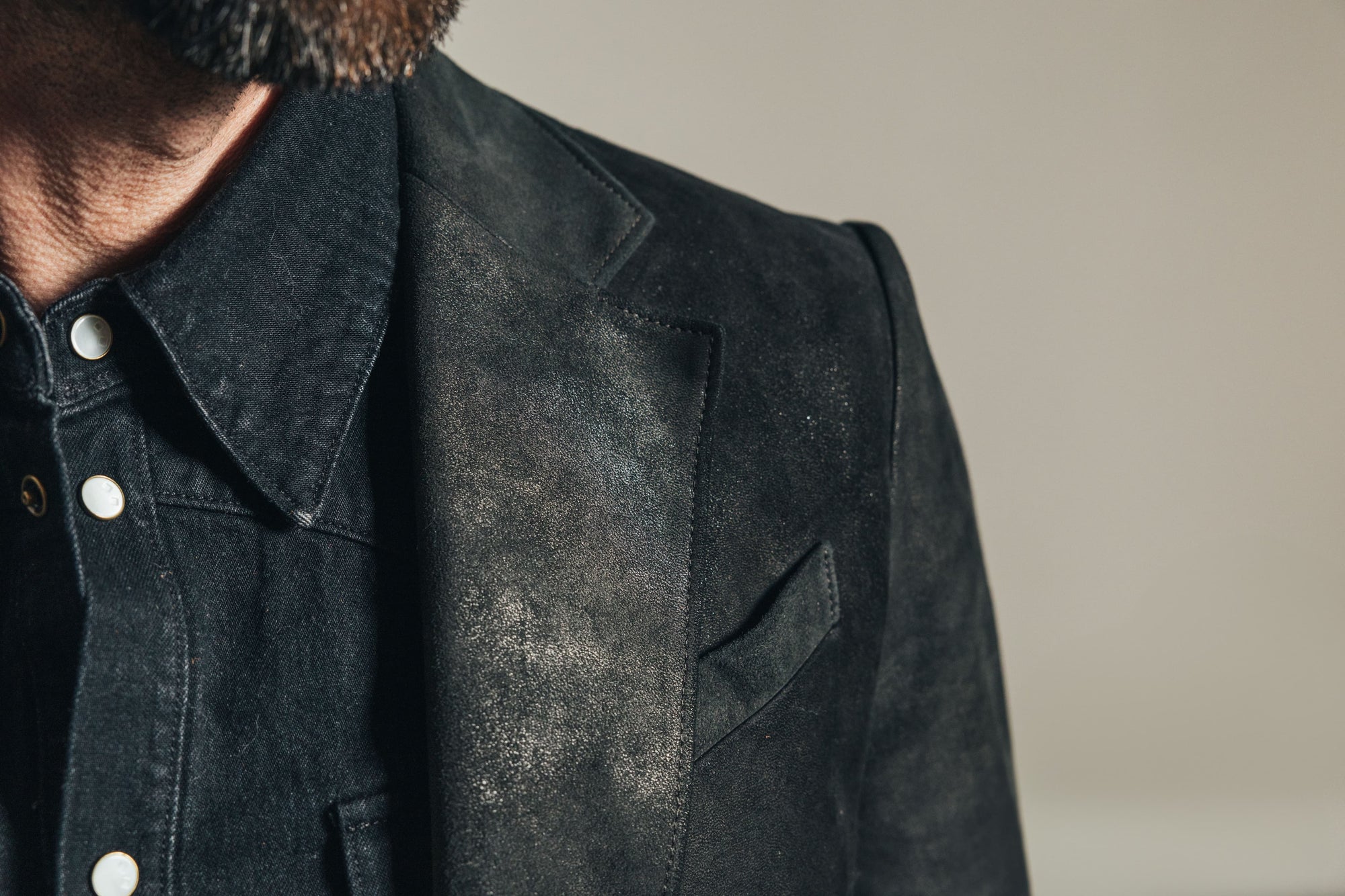 The Owens Jacket: Oxide Antico Lamb