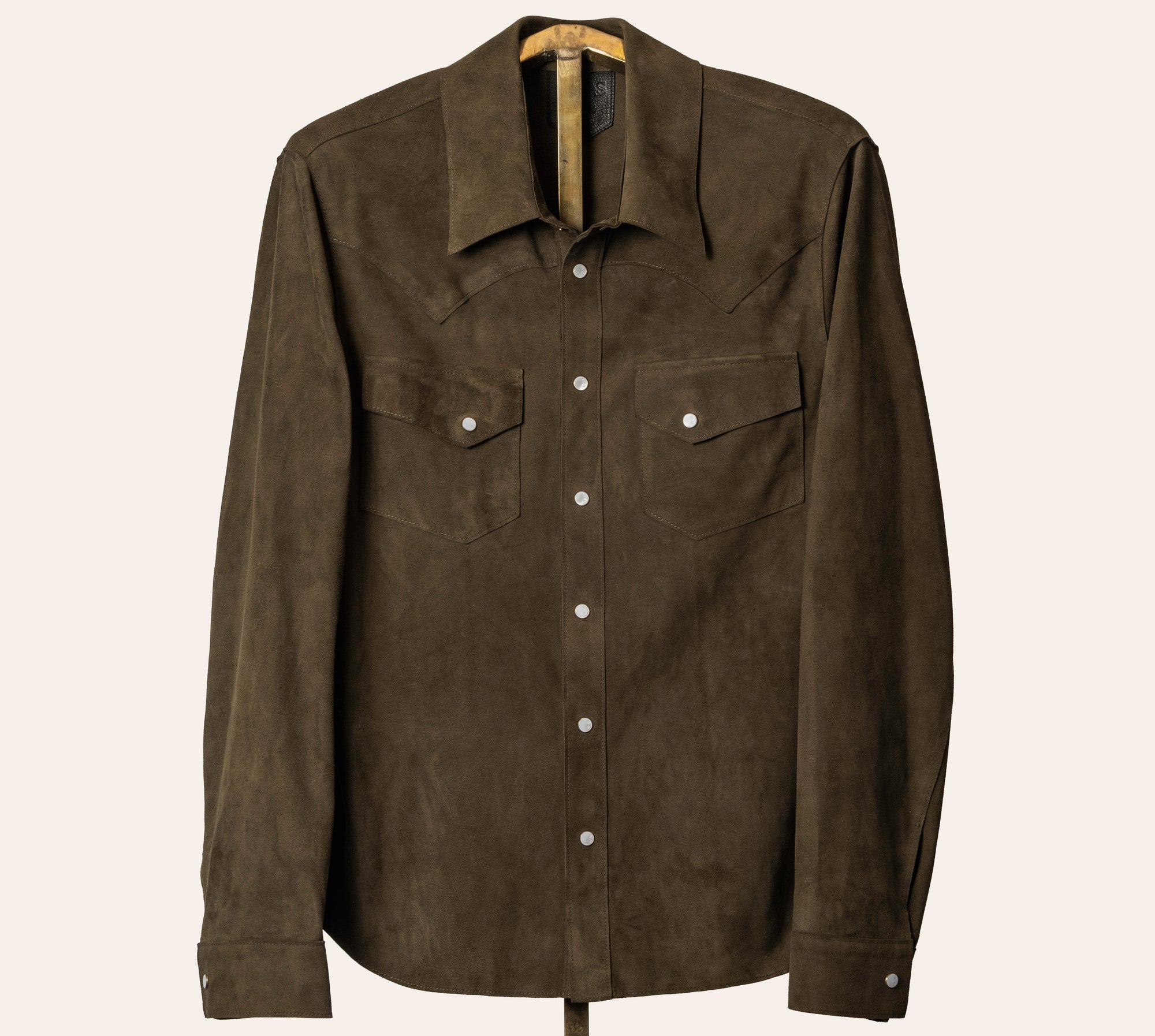 The Aspen Shirt: Military Harpeth Suede