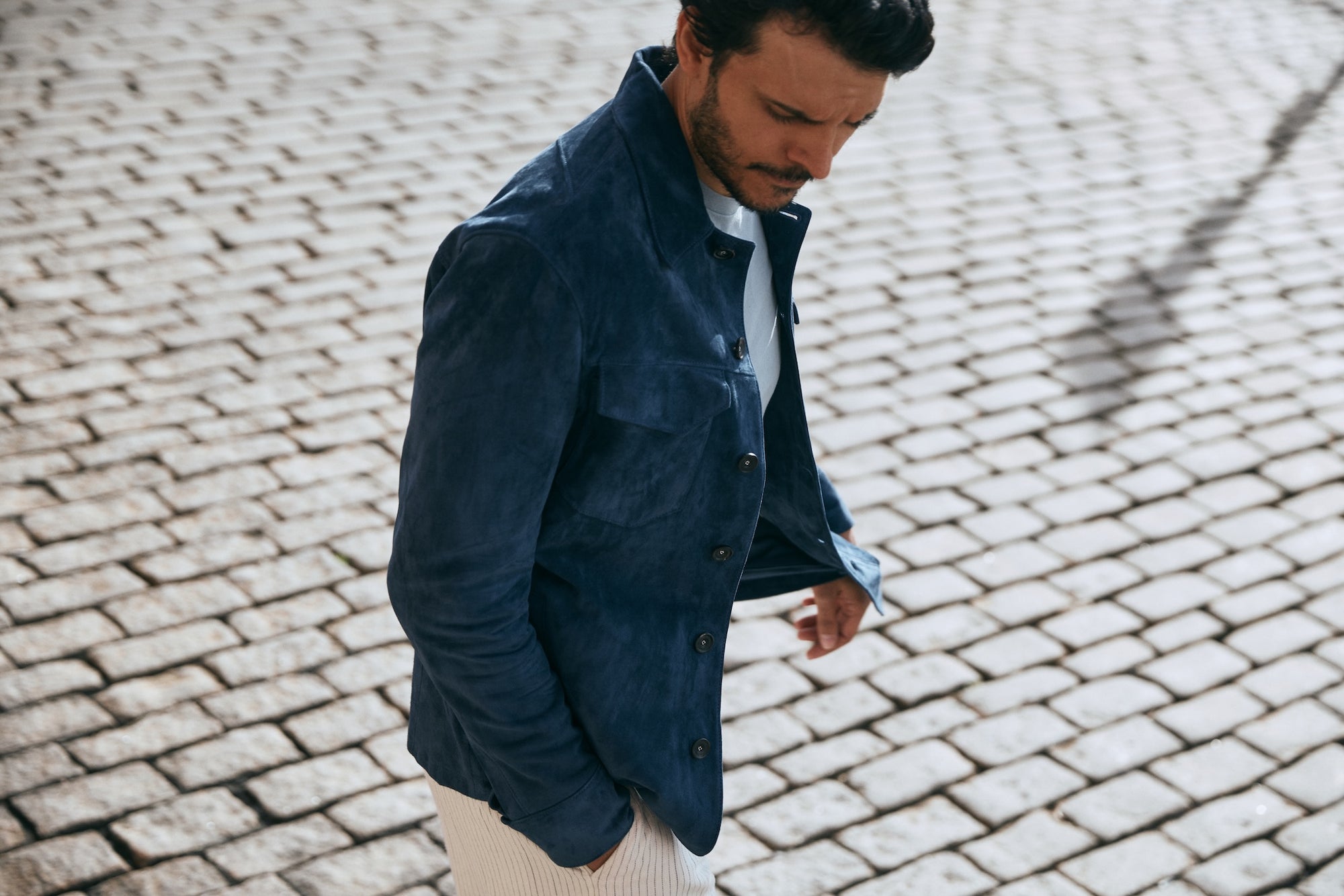 The Roving: Mariner Wedgewood Suede