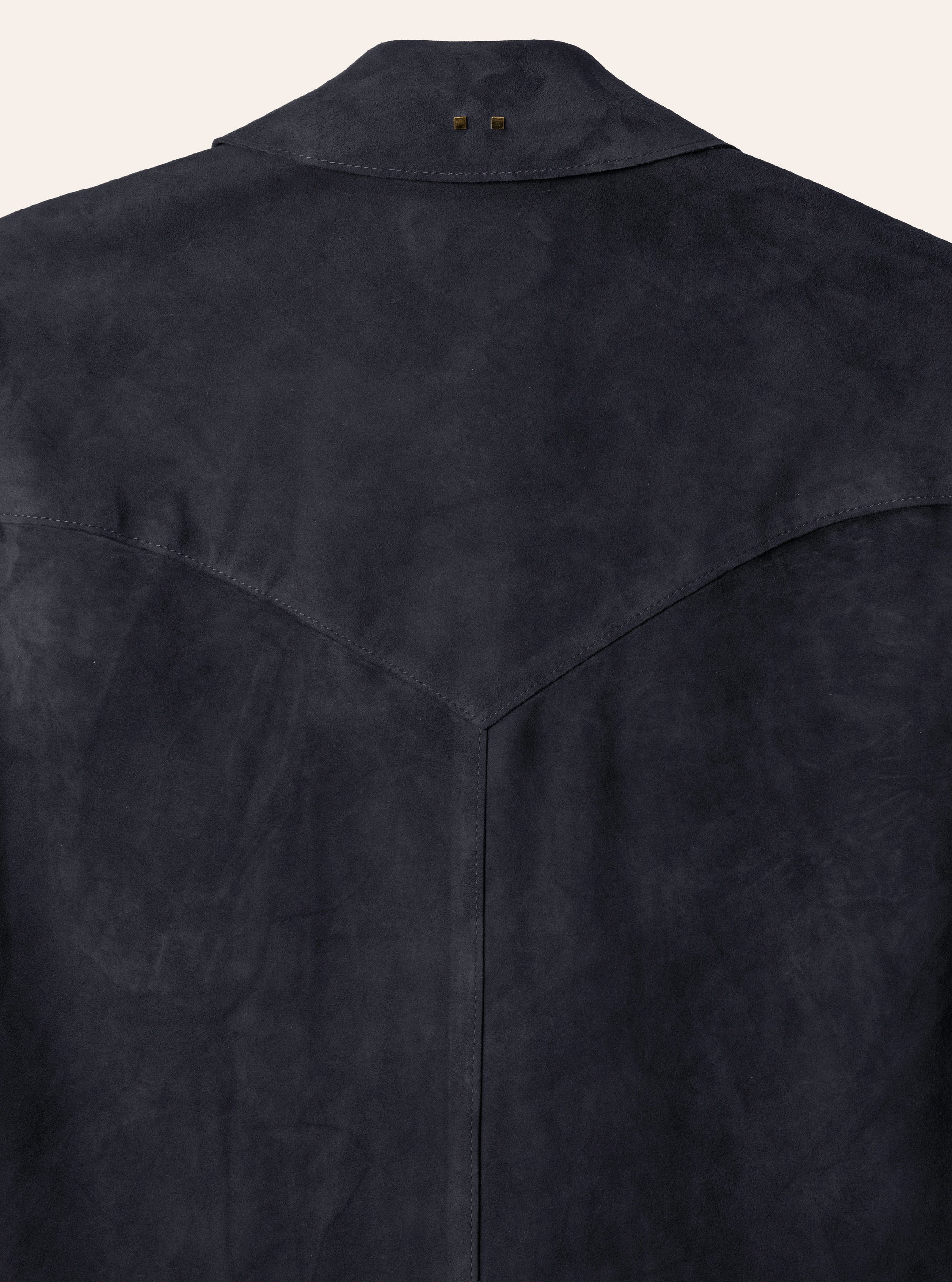 The Aspen Shirt: Navy Harpeth Goat Suede