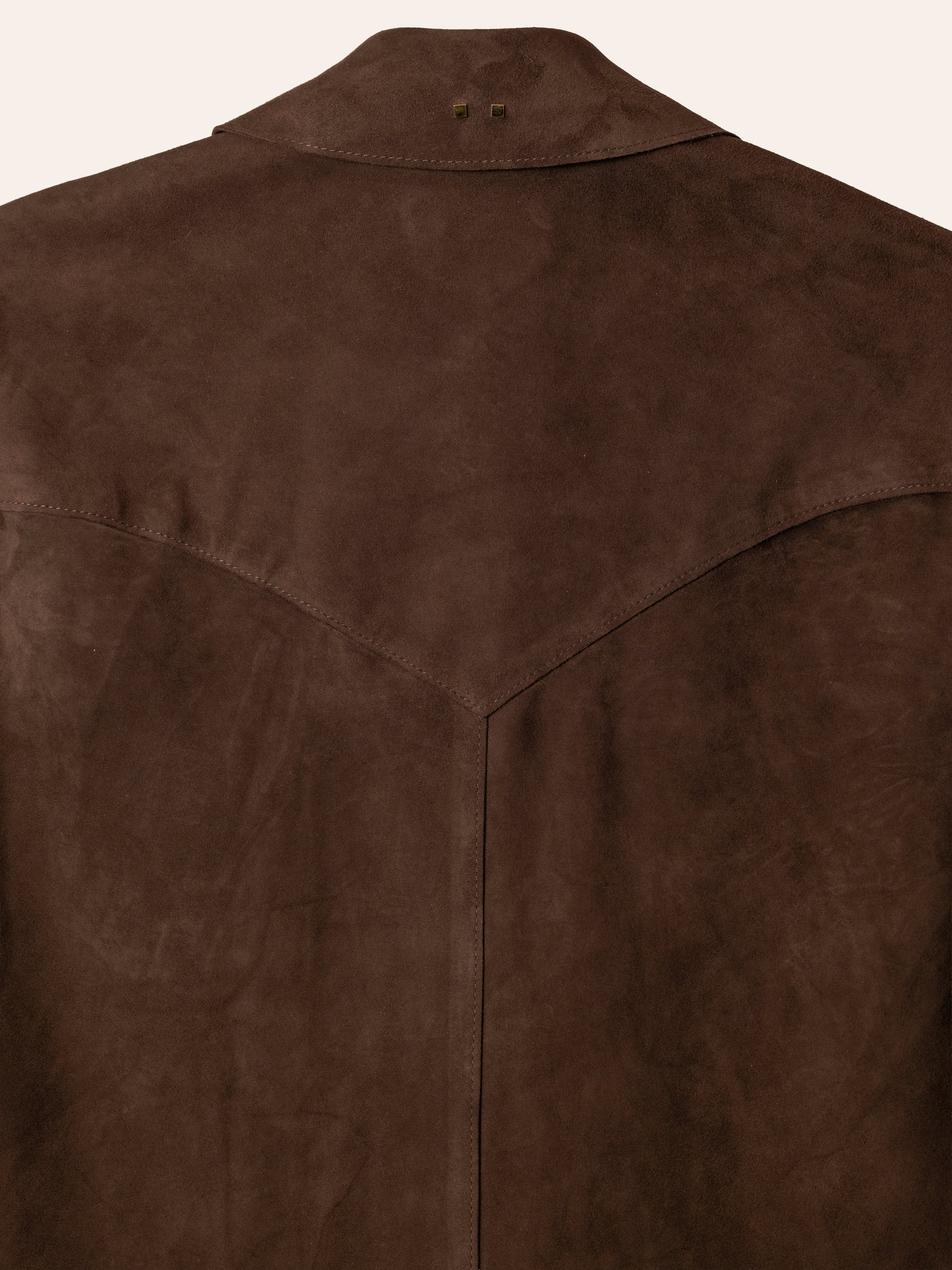 The Aspen Shirt: Mocha Harpeth Goat Suede