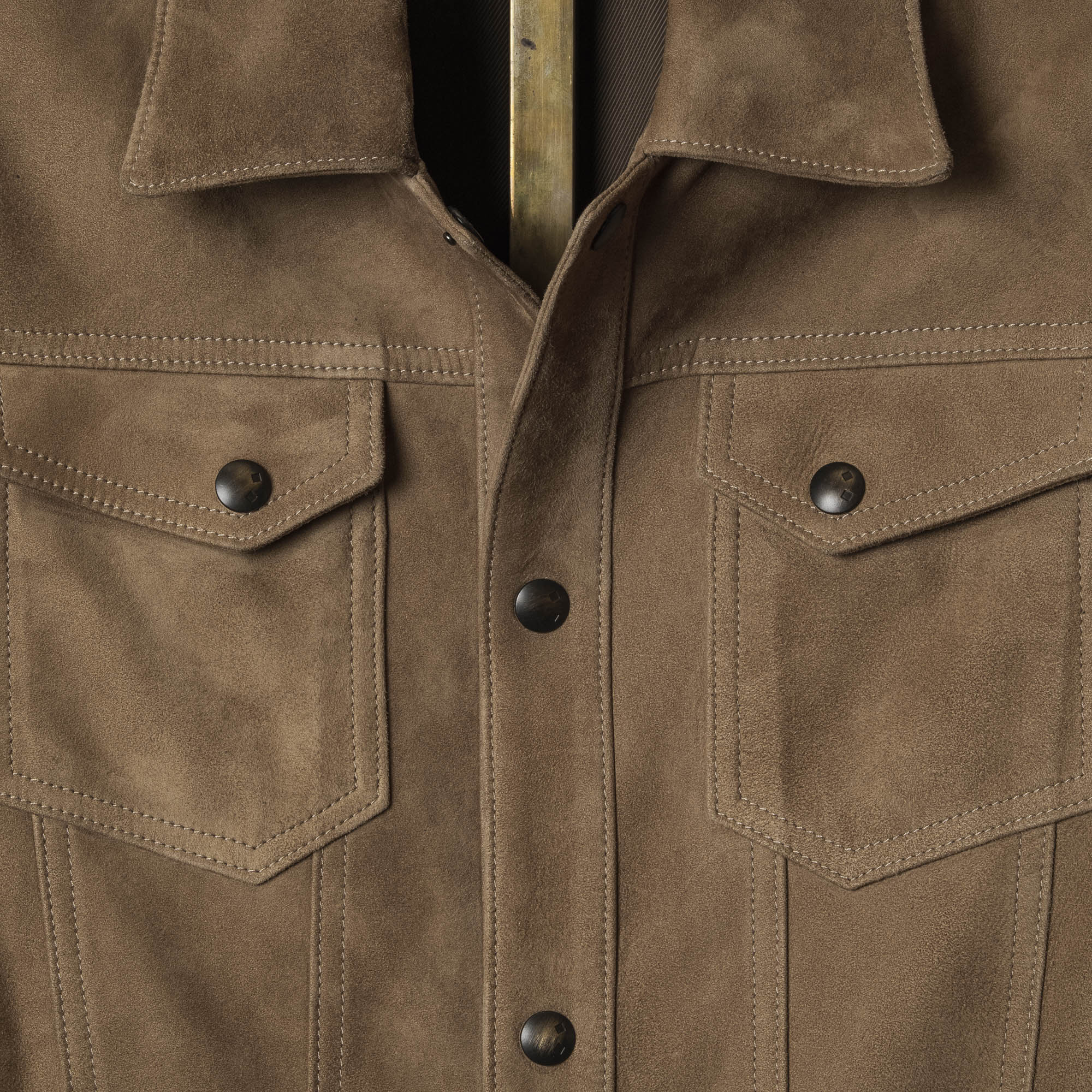 The Denham: Camel Hyde Lamb Suede