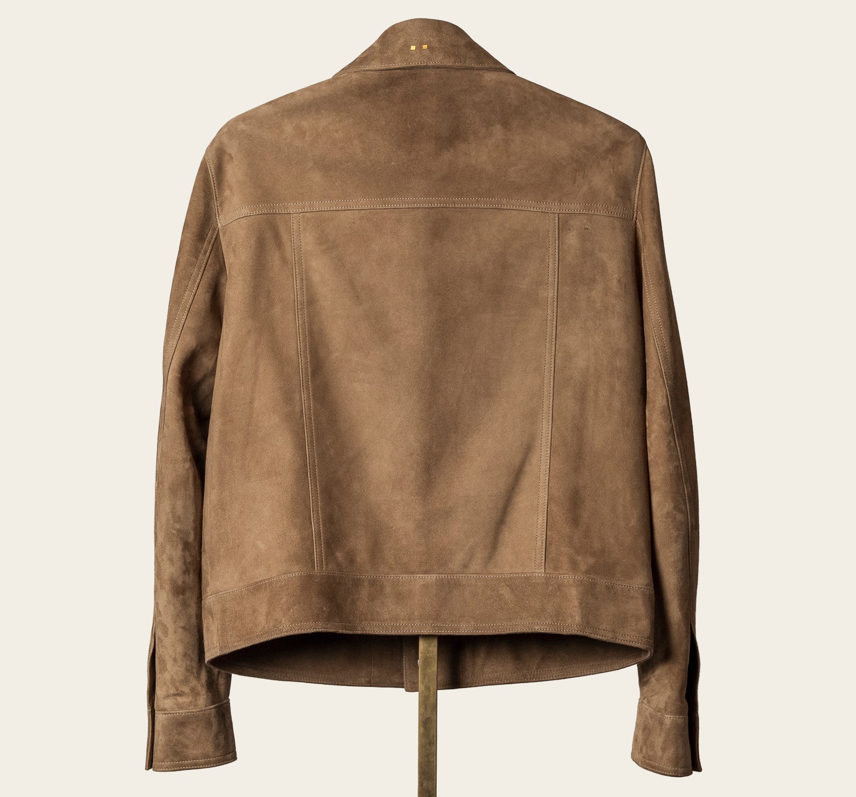 The Denham: Camel Hyde Lamb Suede