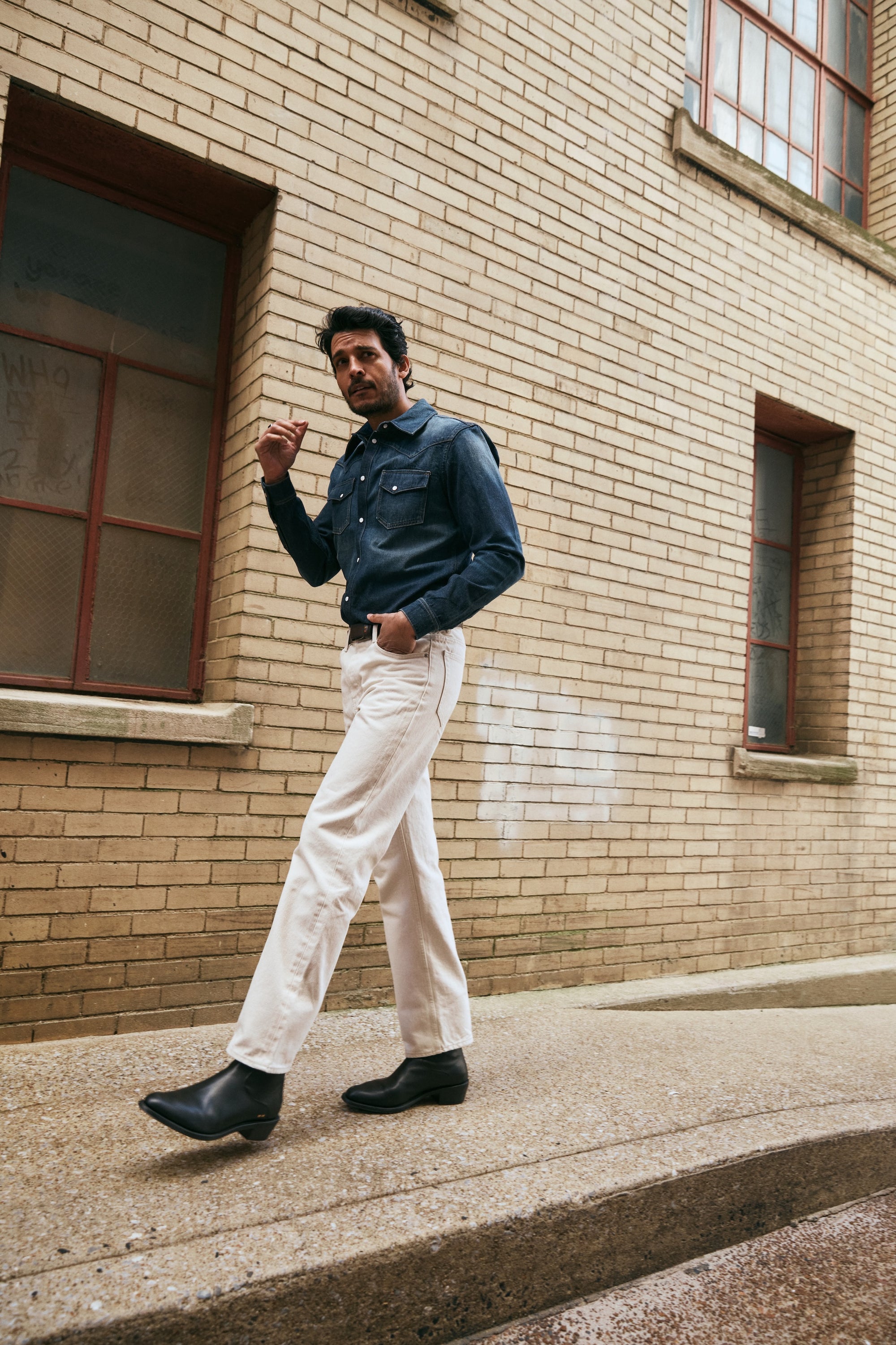 The Allen Shirt: Lake Rinse