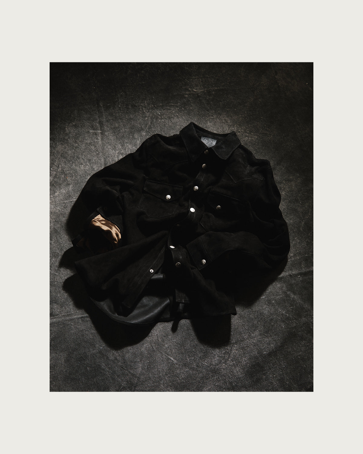 Savas black suede jacket
