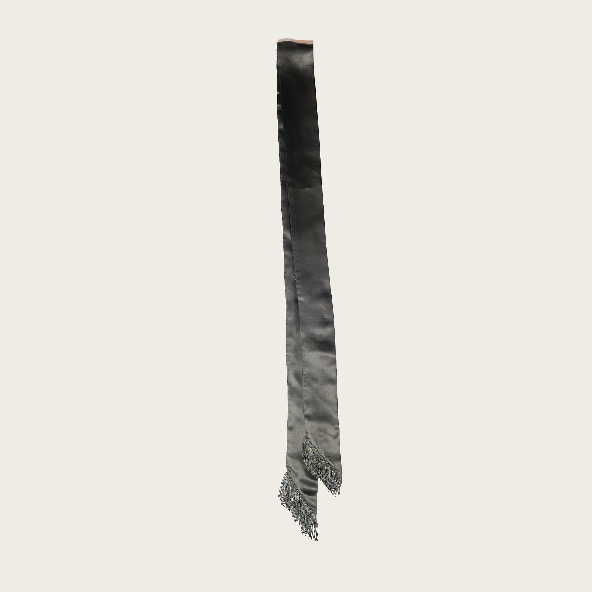 Solid Silk Scarf - Black