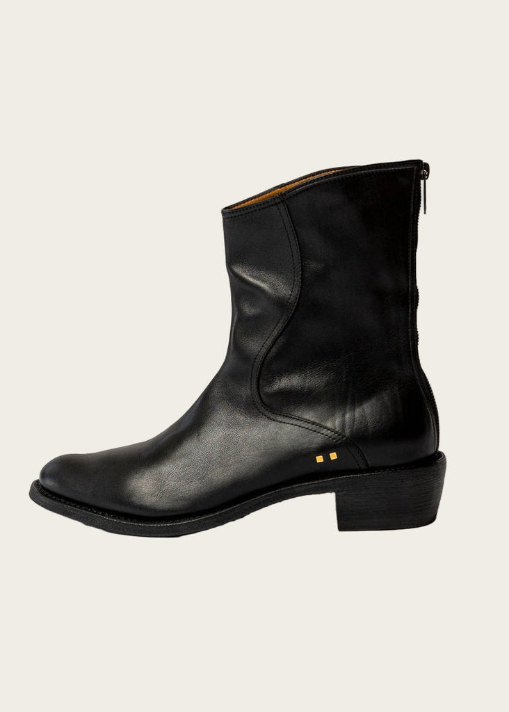 Men’s Traveler Sport TS Black Leather Boots - Size 8.5 The Traveller Boot: Black - Savas main image 3