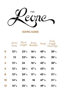 The Leone Sizing Guide