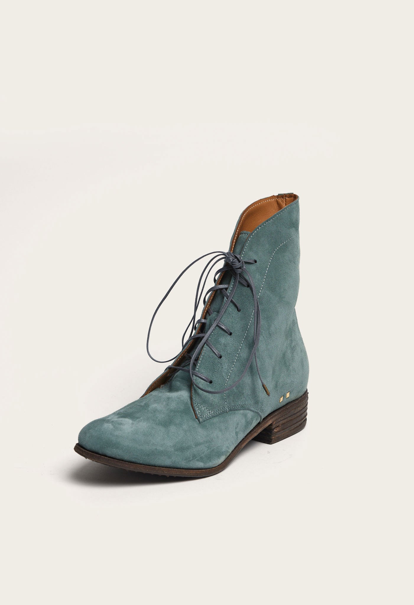 The Women's Mansfield: Blue Fir Suede