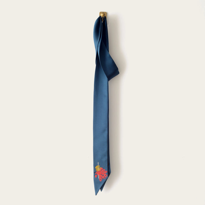 100% silk art scarf for men and women by atelier savas in nashville tennessee