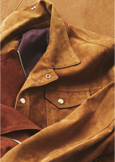 Image of detail of a Savas jacket.