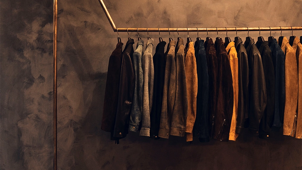 Image of Savas jackets on a rack.