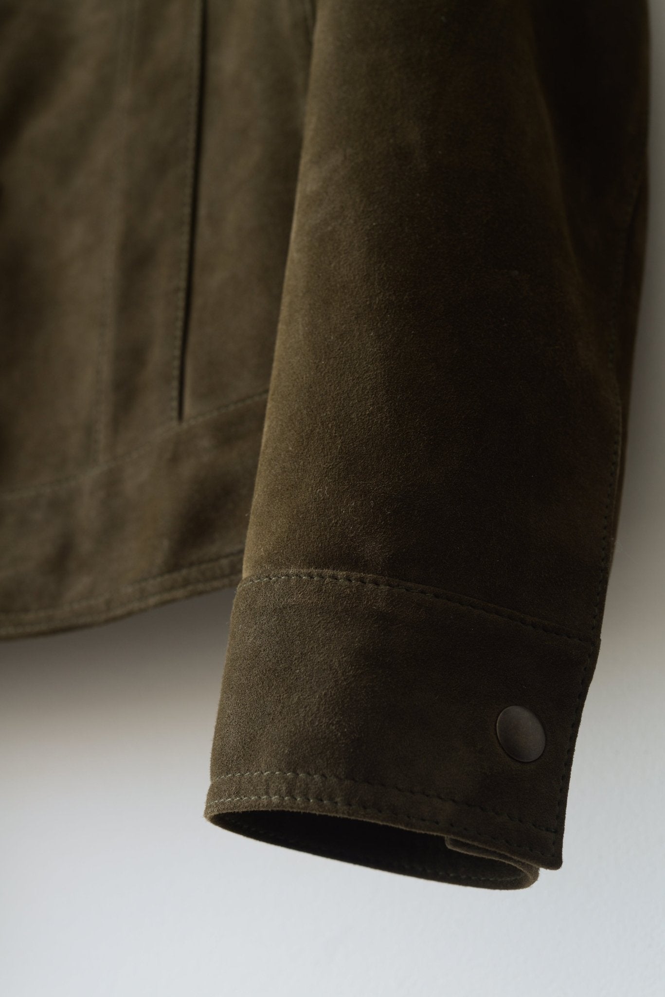 SavasLeather JacketThe 68': Army Green Melrose Suede (Formerly Cartier)