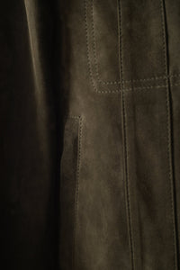 SavasLeather JacketThe 68': Army Green Melrose Suede (Formerly Cartier)