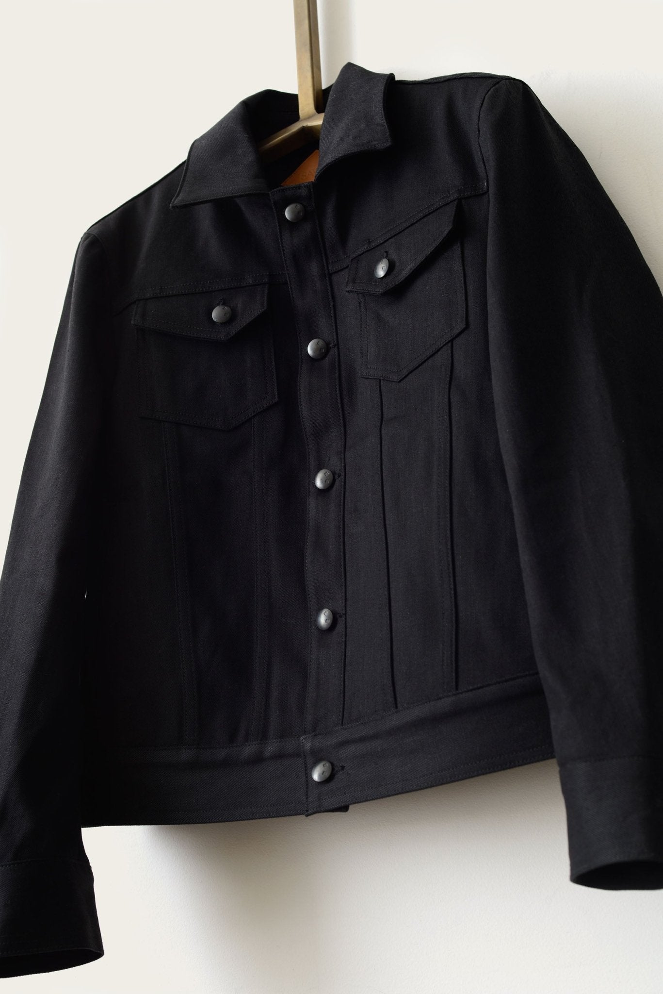 SavasLeather JacketThe Denham: Black Denim